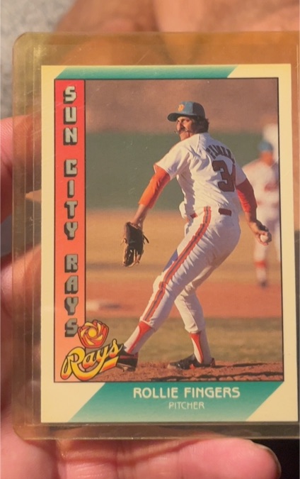 1991 Pacific Senior League #126 Rollie Fingers Sun City Rays — front