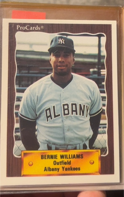1990 ProCards #1179 Bernie Williams — front