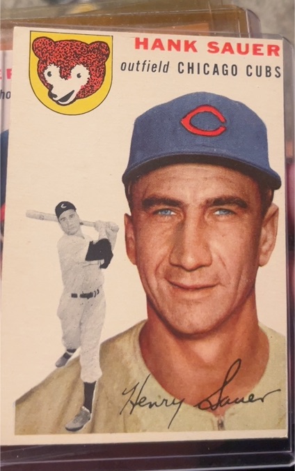 1954 Topps #4 Hank Sauer — front