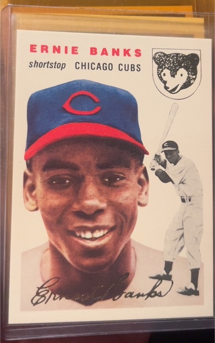 1954 Topps #94 Ernie Banks — front
