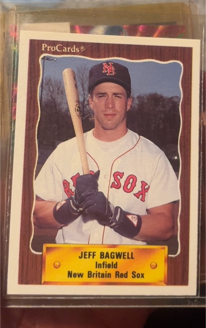 1990 ProCards #1324 Jeff Bagwell New Britain Red Sox — front