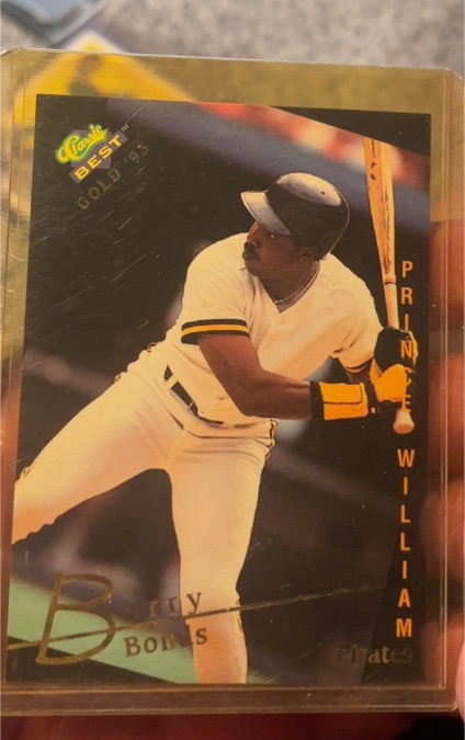 1993 Classic Best Gold #Prince William Pirates — front
