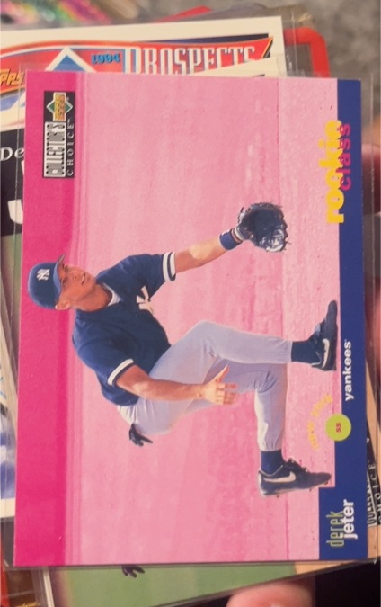 1995 Upper Deck Collector's Choice #15 Derek Jeter Rookie — front