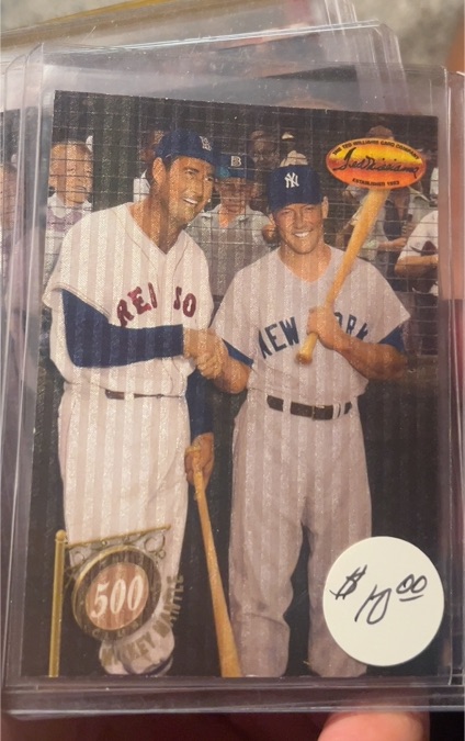 1994 Ted Williams Card Company #5C4 Mickey Mantle 500 HR Club — front