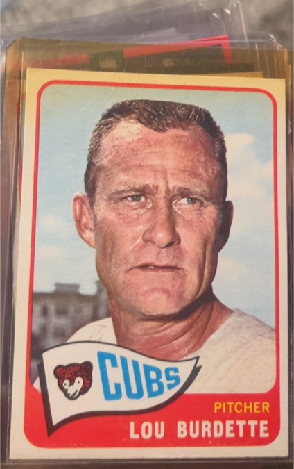 1965 Topps #64 Lou Burdette — front
