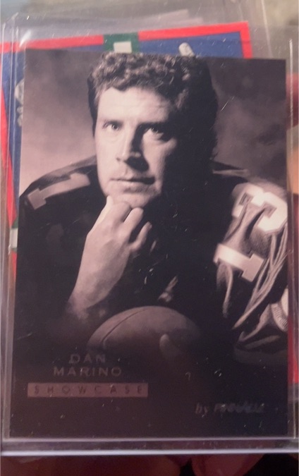1995 Pinnacle Showcase Promo #1 Dan Marino — front