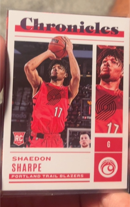 2022-23 Panini Chronicles #35 Shaedon Sharpe — front