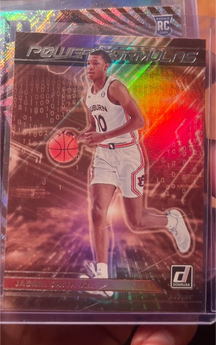 2022 Panini Chronicles Draft Picks Donruss #PF-JSM Jabari Smith Jr. Power Formulas — front