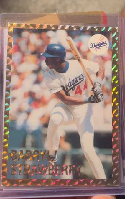 1991 Playball USA Gold Foil #NNO Darryl Strawberry — front