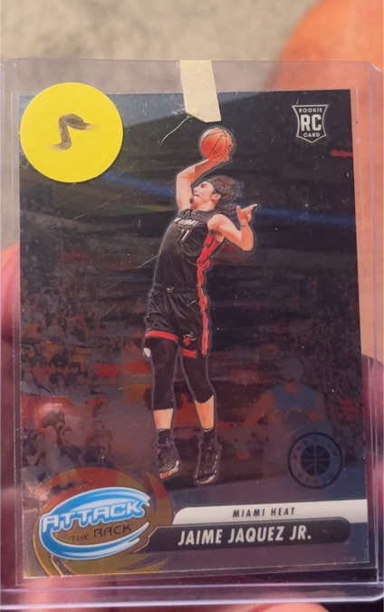 2023-24 Panini Hoops Premium Stock Attack the Rack #1 Jaime Jaquez Jr. — front