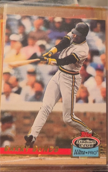 1993 Topps Stadium Club Ultra-Pro #4 Barry Bonds — front
