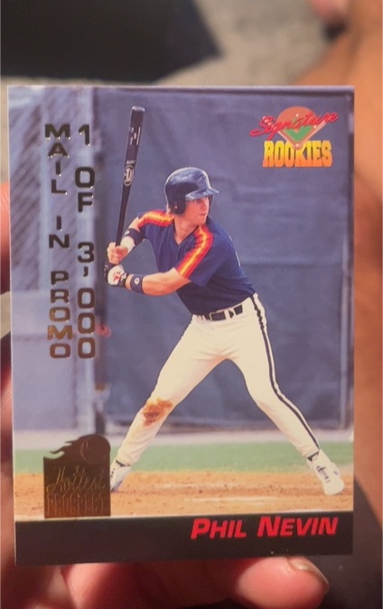 1994 Signature Rookies Hottest Prospects Mail-In Promos #S8 Phil Nevin — front