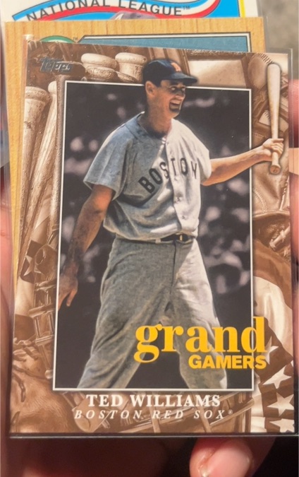 2024 Topps Series 1 #GOG-15 Ted Williams Grand Gamers — front