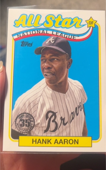2024 Topps Series 2 1989 Topps All-Star #89ASB-2 Hank Aaron — front