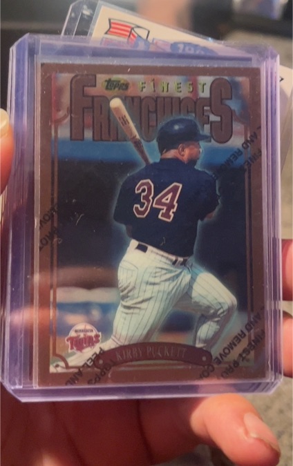 1996 Topps Finest #271 Kirby Puckett — front