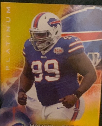 2015 Topps Platinum #69 Marcell Dareus — front