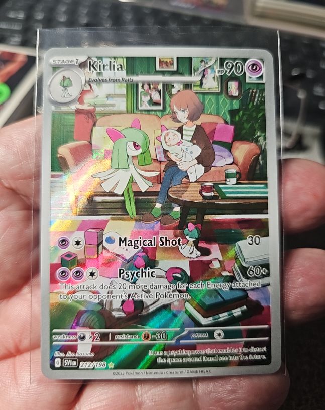 2023 Pokémon Scarlet & Violet #212 Kirlia Illustration Rare — front