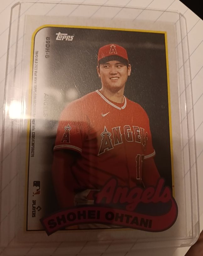 2023 Topps Archives 1989 Doubleheaders #89DH-5 Shohei Ohtani — front