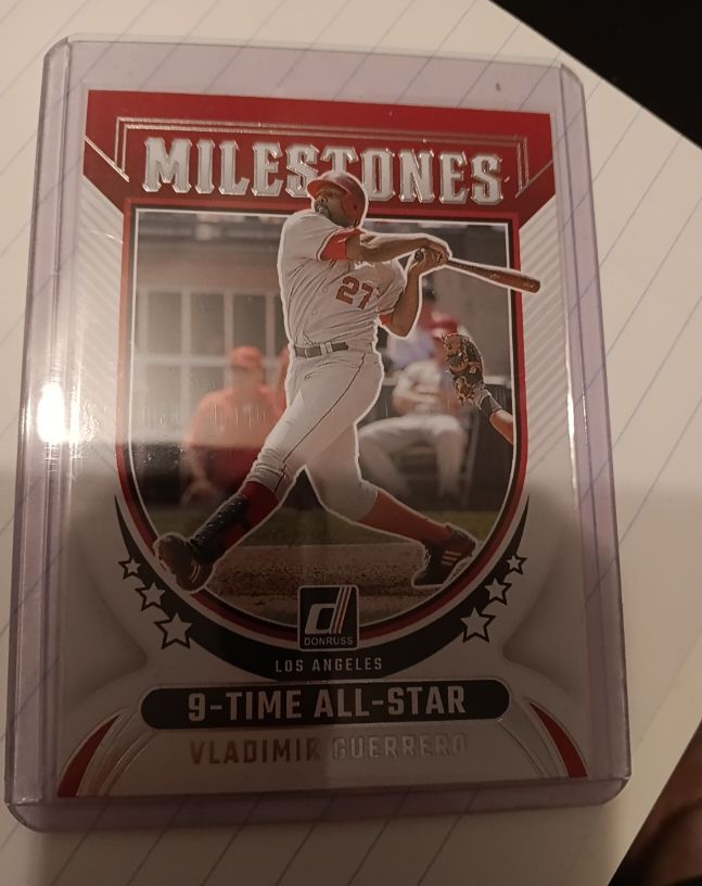2024 Donruss Milestones #16 Vladimir Guerrero — front