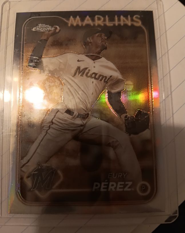 2024 Topps Chrome #6 Eury Perez — front