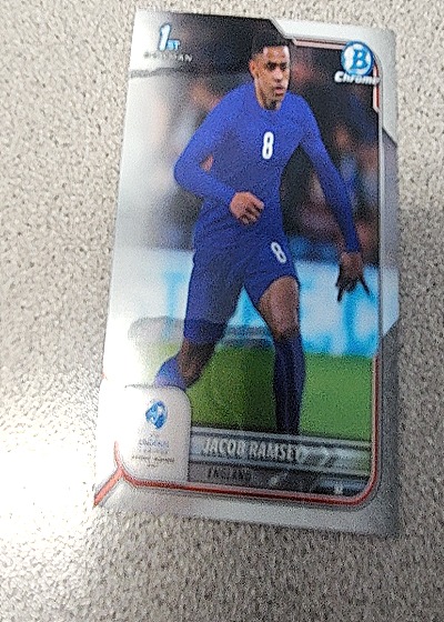 2022 Bowman Chrome Road to UEFA Under-21 #8 Jacob Ramsey — front