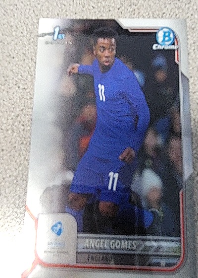 2022 Bowman Chrome Road to UEFA U-21 Euro #80 Angel Gomes — front