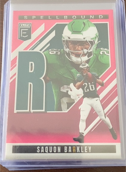 2025 Donruss Elite Spellbound #3 Saquon Barkley — front