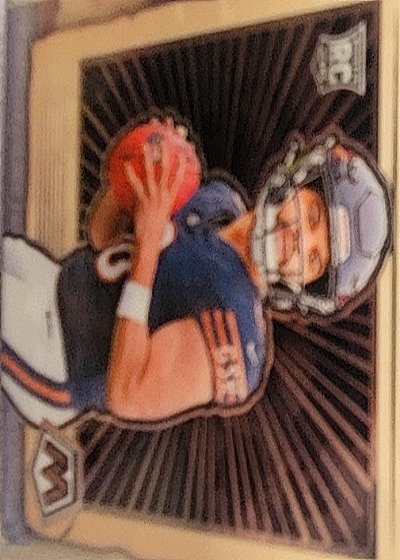 2021 Panini Chronicles Obsidian #7 Justin Fields — front