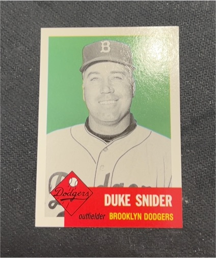 1991 Topps Archives #327 Duke Snider — front