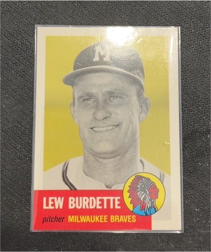 1991 Topps Archives 1953 #310 Lew Burdette — front