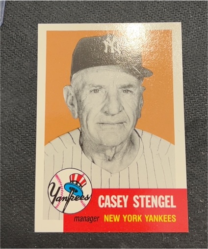 1991 Topps Archives 1953 #325 Casey Stengel — front