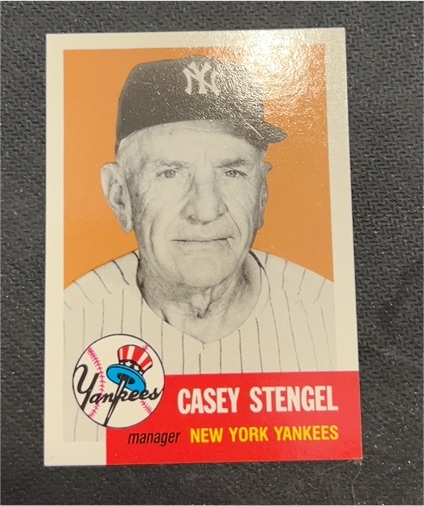 1991 Topps Archives 1953 #325 Casey Stengel — front