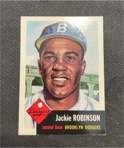 1991 Topps Archives The Ultimate 1953 Set #1 Jackie Robinson — front
