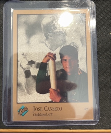 1992 Leaf Studio #222 Jose Canseco — front