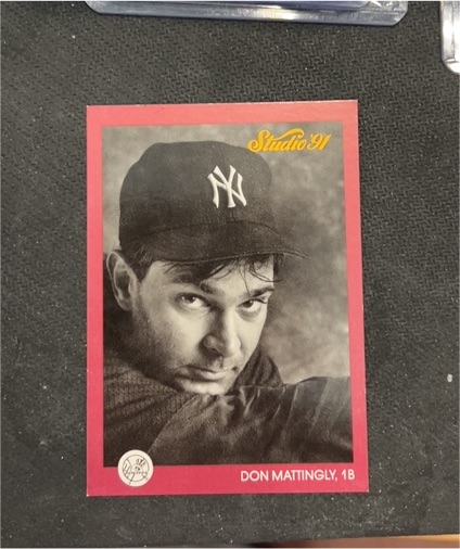1991 Leaf Studio #97 Don Mattingly — front