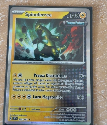 2024 Pokémon Temporal Forces #062 Spineferree — front