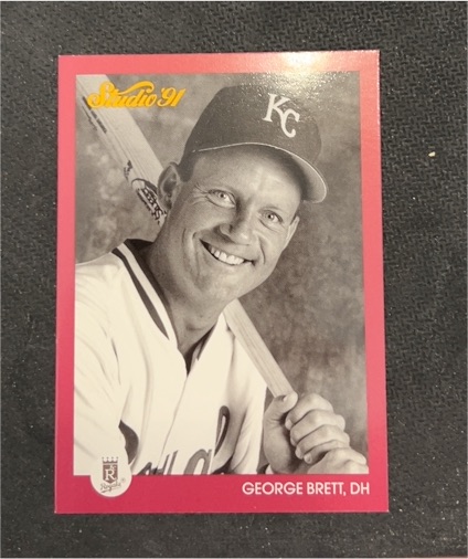 1991 Studio #62 George Brett Kansas City Royals — front