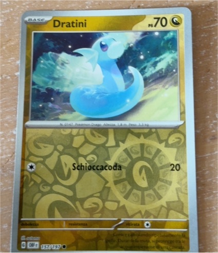 2023 Pokémon Obsidian Flames #157 Dratini — front