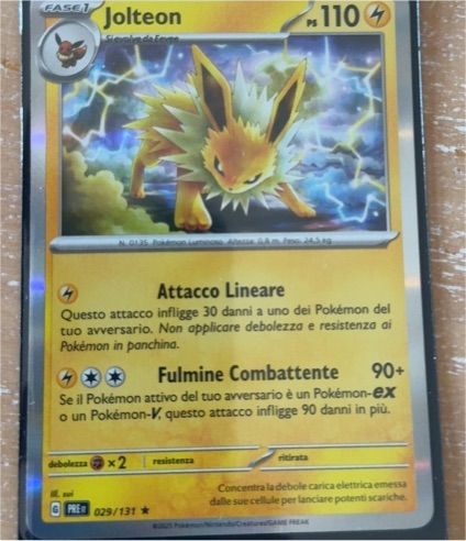 2023 Pokémon Prismatic Evolutions #029 Jolteon — front