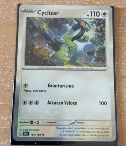 2023 Pokémon Scarlet & Violet #164 Cyclizar — front