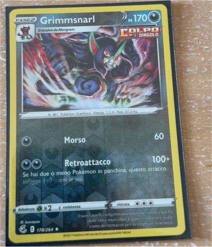 2021 Pokémon Fusion Strike #178 Grimmsnarl — front