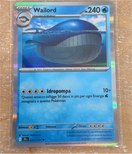 2025 Pokémon Scarlet & Violet Journey Together #041 Wailord — front