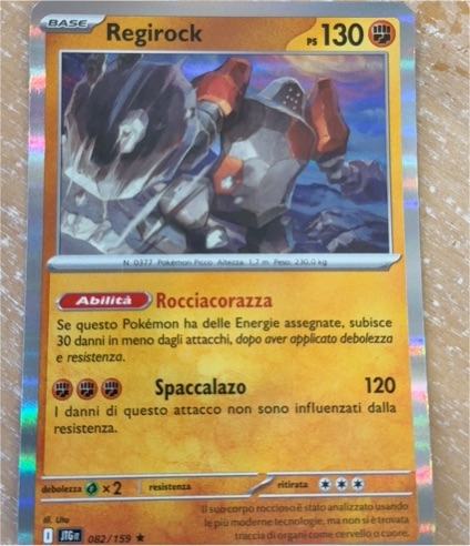 2025 Pokémon TCG Journey Together #082 Regirock — front