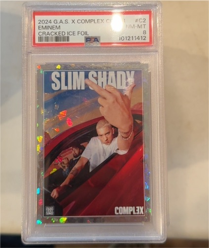 2024 G.A.S. x Complex #C2 Eminem Slim Shady Cracked Ice Foil — front