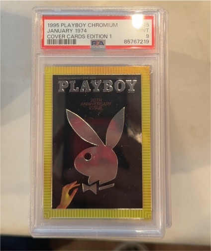 1995 Playboy Chromium January 1974 Cover Cards Edition 1 — front