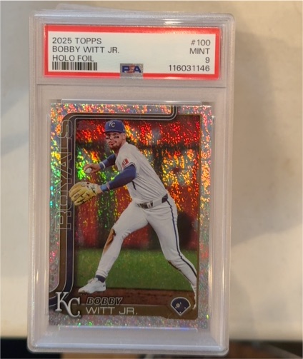 2025 Topps #100 Bobby Witt Jr. — front