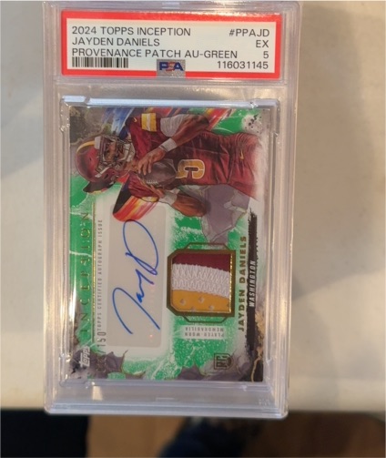2024 Topps Inception #PPAJD Jayden Daniels — front