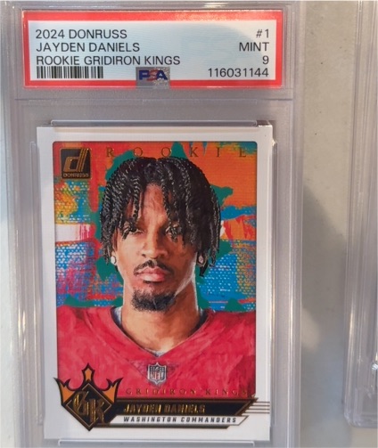 2024 Donruss #1 Jayden Daniels — front