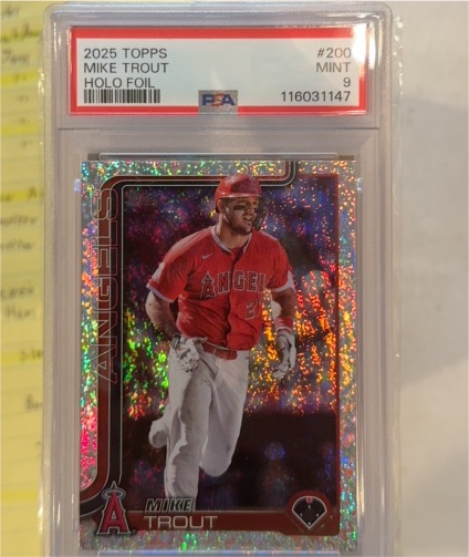2025 Topps Series 1 #200 Mike Trout — front
