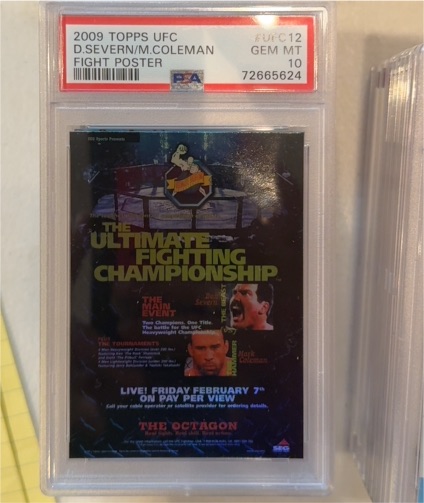 2009 Topps UFC Fight Poster #FPR-UFC12 Don Frye / Mark Coleman — front